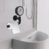 Vintage Toilet Paper Roll Holder Rustproof Industrial Toilet Paper Holder for Washroom 4