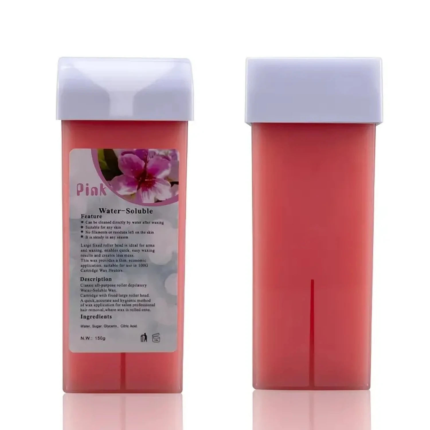 Easy & Painless Portable Water Soluble Hot Wax Machine for Whole Body Hair Removal with Depilatory Beauty Frozen Wax Roller Wax  5