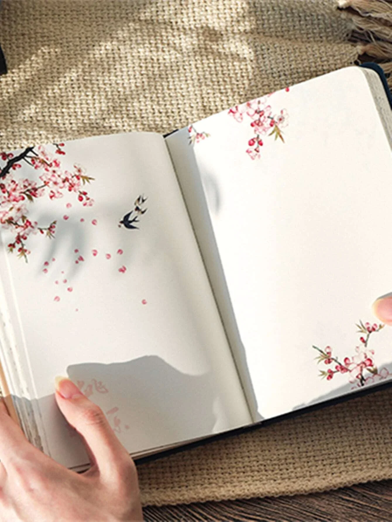 1pc Flower Print Random Journal