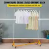 Rack, Industrial Grade Base Garment Rack, Height Adjustable Rolling Garment Rack, Sturdy Base Clothing Rack 2
