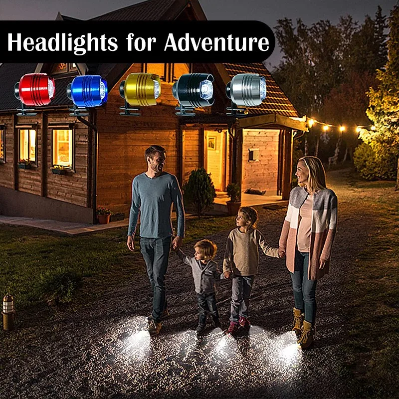 New Headlights for Croc Outdoor Camping Croc Charms Adult Kids Jibz Shoe Decoration Waterproof Shoe Light Free Shipping 1Pcs