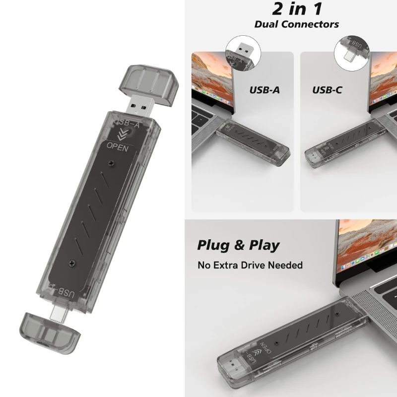 

Адаптеры корпуса SSD M.2 USB 3.2 Gen2 USB Адаптеры расширения M.2 10 Гбит/с