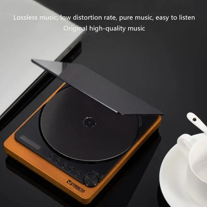 CD Player Retro and Elegant Portable Home Audio Player Optical Fiber Output High-fidelity Lossless Audio Enthusiast CD portable cd player