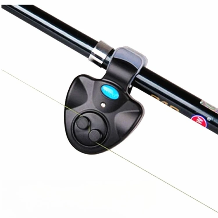 Alarme mordeur portable LED pour pêche à la carpe - Indicateur de touches avec amortisseur pour canne