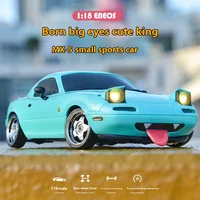 Ld1804 Rear Wheel Drive Mx5 1/18 Flip Light Drift Car Cute Tongue Sticking Remote Control Car Boy Electric Remote Control Toy 1