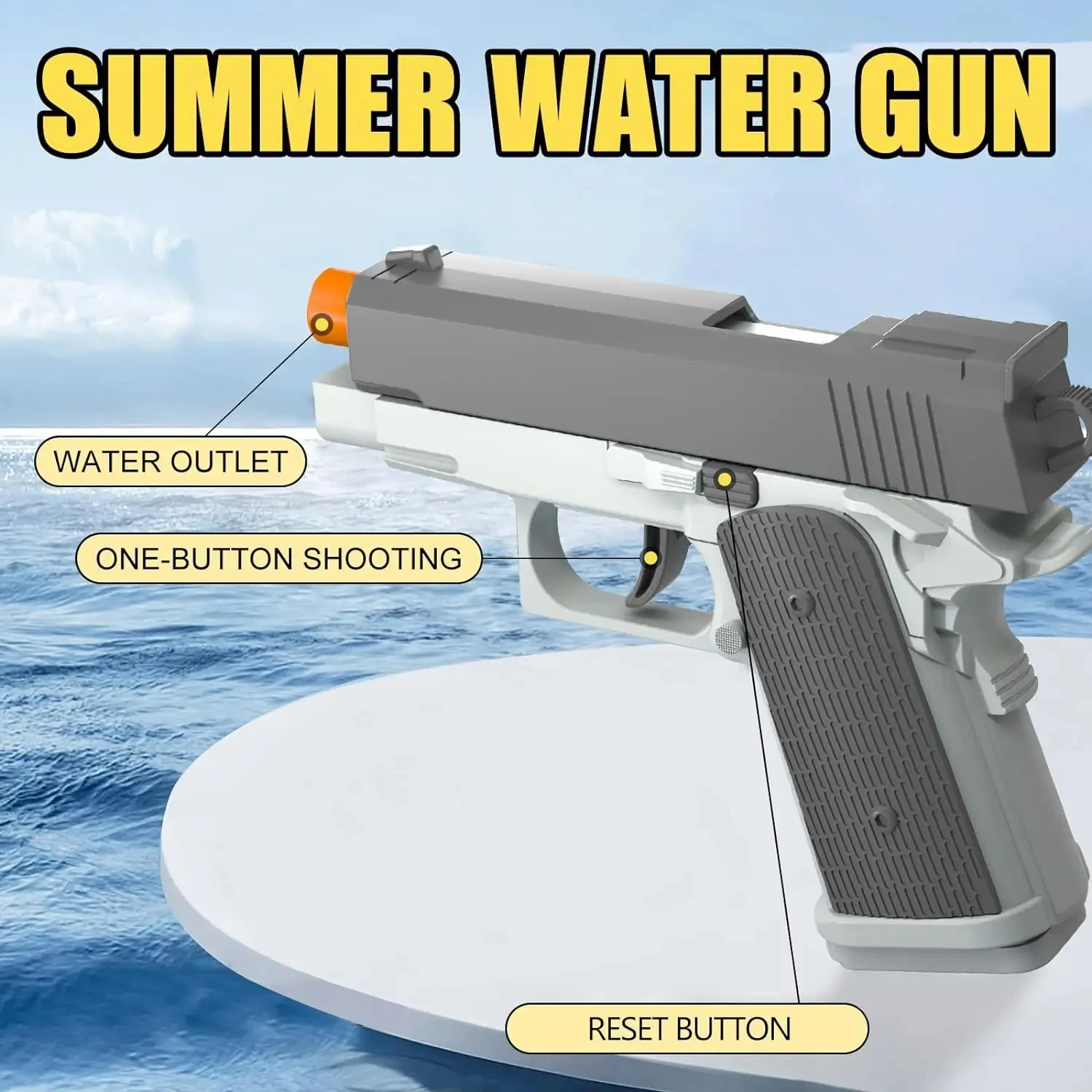 M1911 Water Guns Pistol Toy Summer Pool Beach Shooting Games Outdoor Fight Toys Squirt Guns Squirt for Kids Adults water guns model gun toys