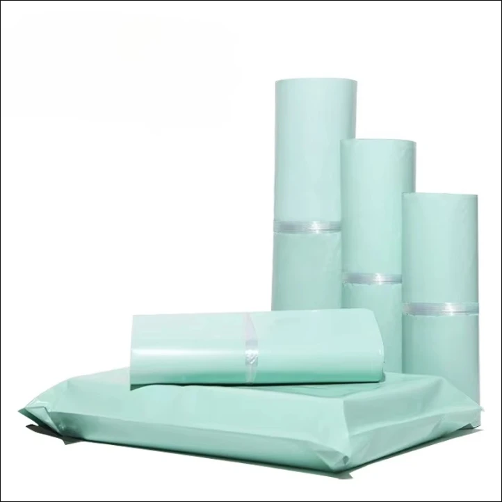 20PCS Courier Bag Envelope Green Packaging Delivery Bag Waterproof Self Adhesive Seal Pouch Mailing Bags Plastic Transport