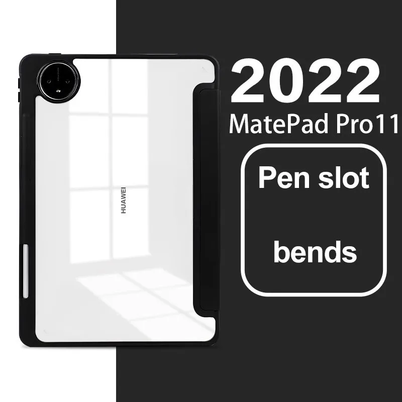 Smart Cover In Acrilico Per Huawei Matepad Pro 13.2 Pollici 2023 Pro 12.6 Air 11.5 11 Pro11 T10S T10 Se 10.1 10.4 Con Portamatite