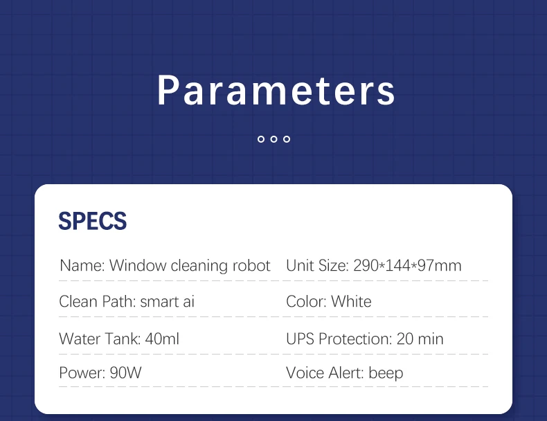 Automatischer Wasserspray-Reinigungsroboter für Haushaltsfenster, elektrischer Fensterwischer mit Fernbedienung, Haushalts-Glaswischer-Staubsauger – Detail 17