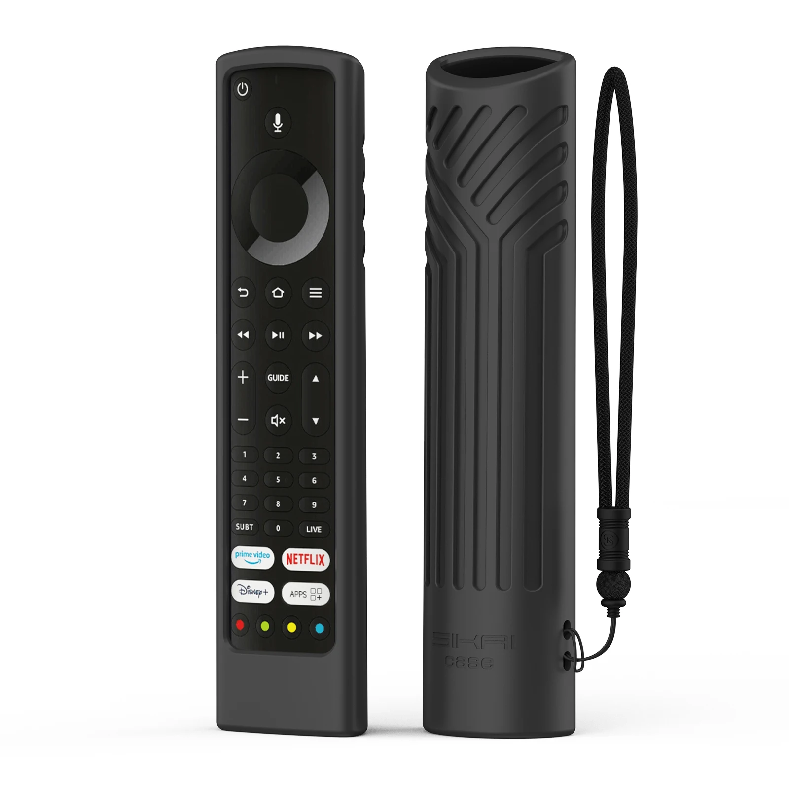 Silicone case for Xiaomi Fire Smart TV F2 Voice Remote Protective cover for TOSHIBA CT-8565/JVC RM-C3253/TCL YKF494-B204 Remote silicone remote case silicone remote cover silicone remote sleeve remote controller cover silicone case protector