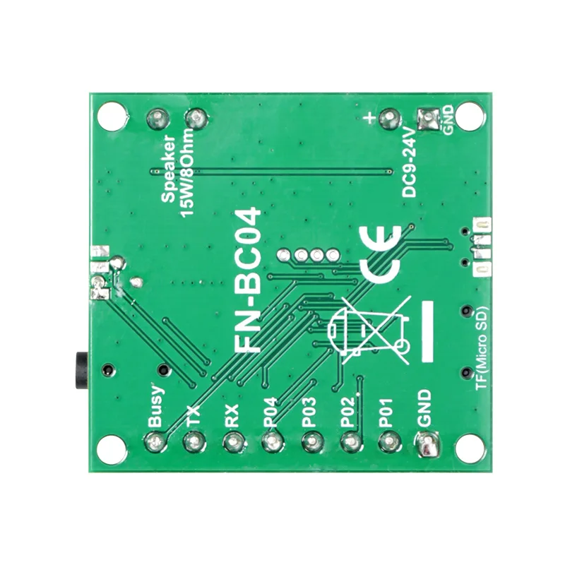 Audio MP3 Player MP3 Speaker Board MP3 Voice Module FN-BC04 Industrial MP3 Sound Module with 15W Amplifier For Industrial Control and Security