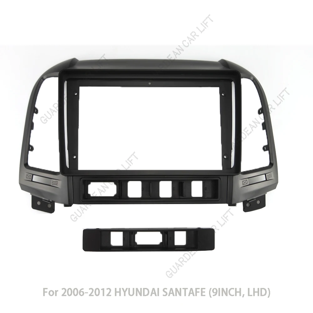 

Автомобильный радиоприемник, облицовка, Android, GPS, MP5, стереоплеер, 2 Din, комплект передней панели, рамка приборной панели для 2006-2012 HYUNDAI SANTAFE (9 дюймов, LHD)