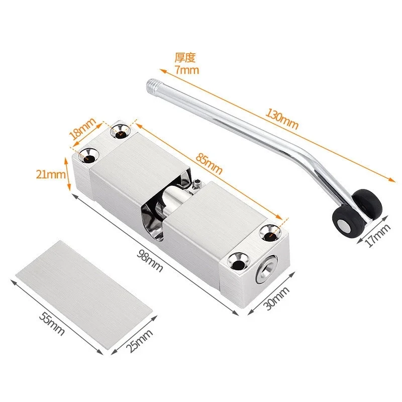 Automatic Door Closer Adjustable Strength Spring Hinge