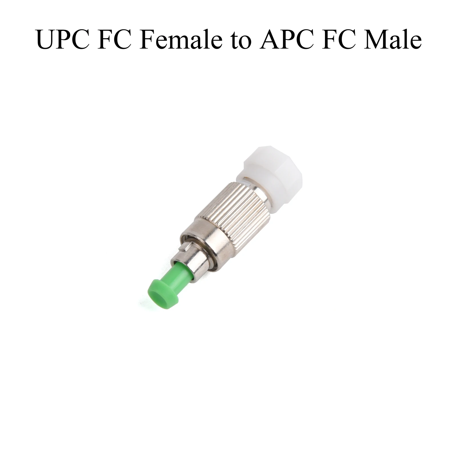 1Pcs Fiber Optic Adapter APC/UPC SC FC Male to APC/UPC SC FC Female 0dB Attenuator Single-mode 1200nm-1600nm Converter Connector