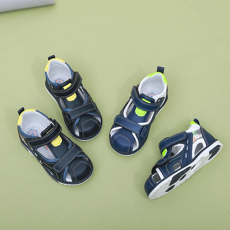 Children Summer Boys Beach Shoes Front And Rear Bags Non-Slip Sandals