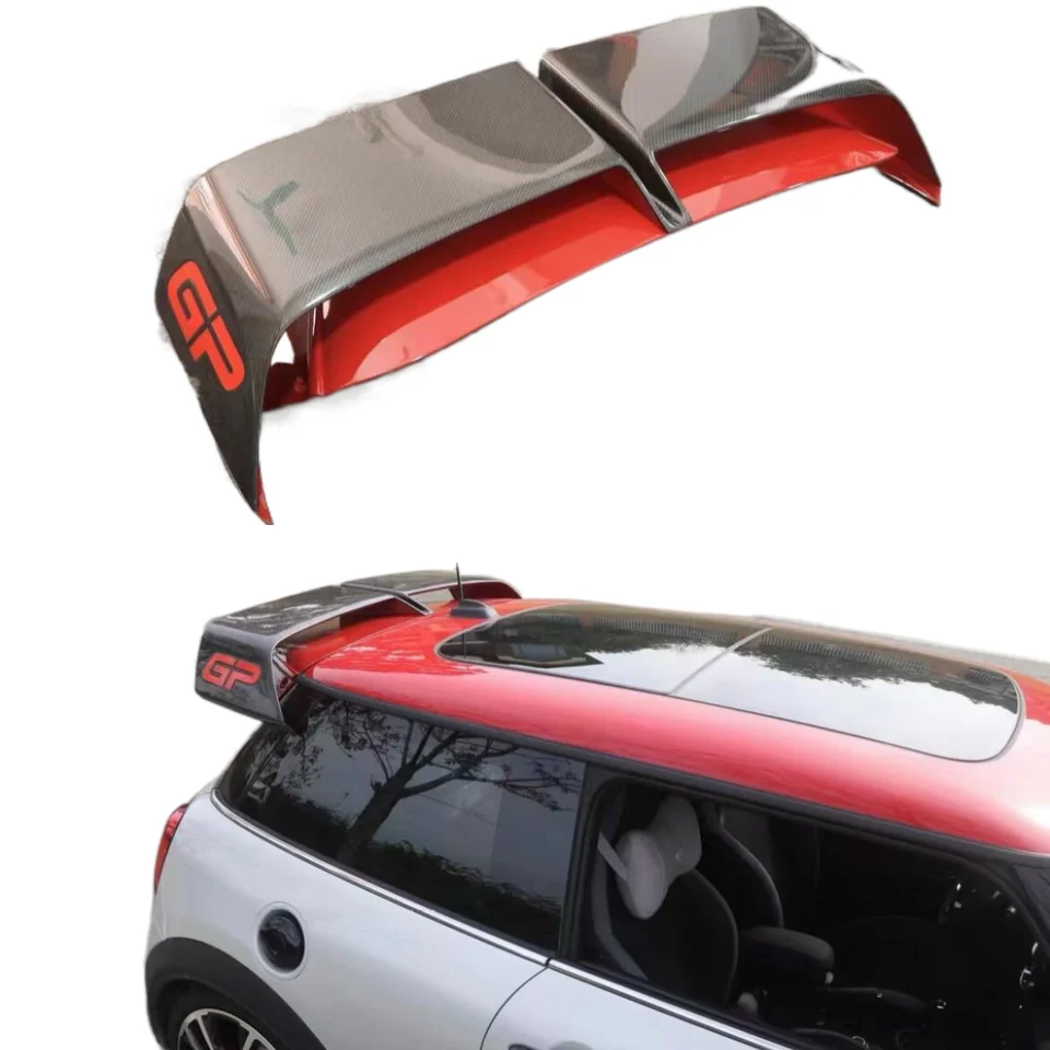 

Rear Roof Spoiler for Mini Cooper F55 F56 JCW Carbon Fiber Tailgate Trunk Lid Window Trim Splitter Lip GP Style