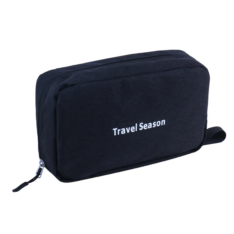 Sac De Voyage Suspendu Lsinsin – Trousse De Toilette Imperméable Et Pliable Pour Homme Et Femme, Idéale Pour Maquillage Et Accessoires, Noir