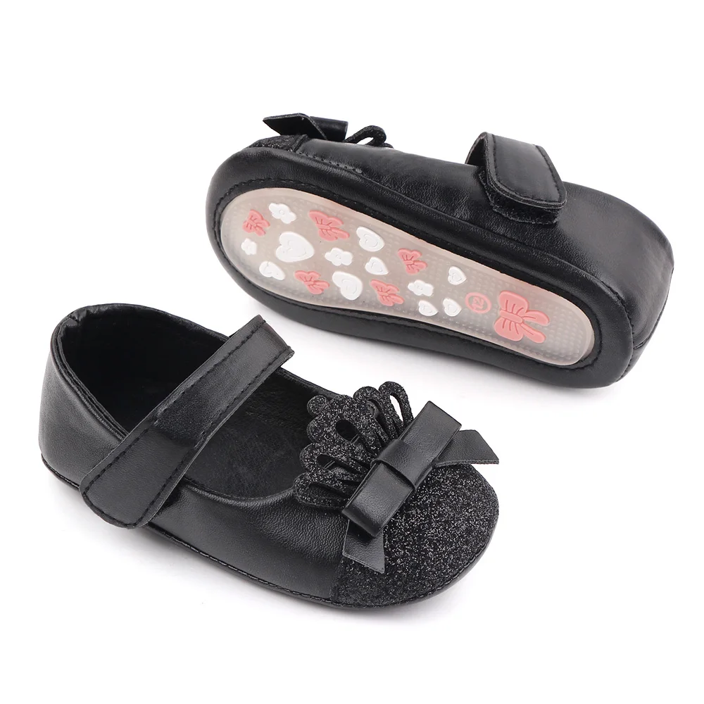 Baby Girl Shoes Cute Crown Soft PU Mary Jane Shoes Anti-slip Sole Spring Summer Sandal for 0-6-12m Baby Girl New Fashion D2553 6