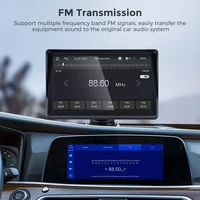 Autoradio Android sans fil avec transmetteur FM, lecteur de limitation stéréo, BT, WiFi, AUX, écran USB, 7 pouces 5