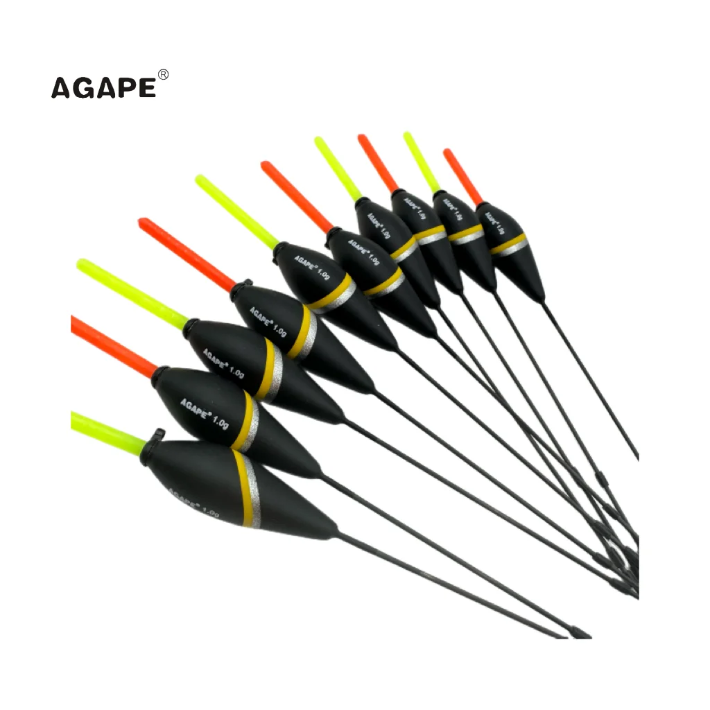 Carp Balsa Fishing Float Floats Bobber Fluctuator 0.5/1.0/1.5/2.0G Buoyancy Fishing Accessories 10pcs