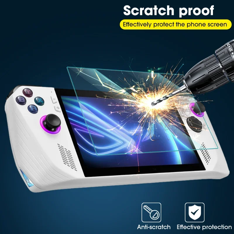 Pellicola Vetro Temperato Per ASUS ROG Ally 2023 - Protezione Schermo 9H Anti-Graffi