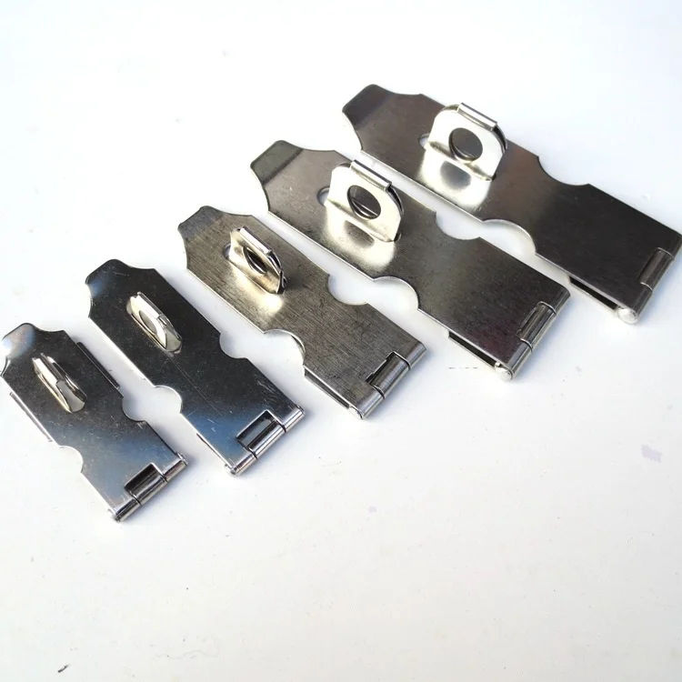 Stainless steel lock padlock buckle cabinet box buckle hanging door nose 2" 3" 4" 5" lock padlock