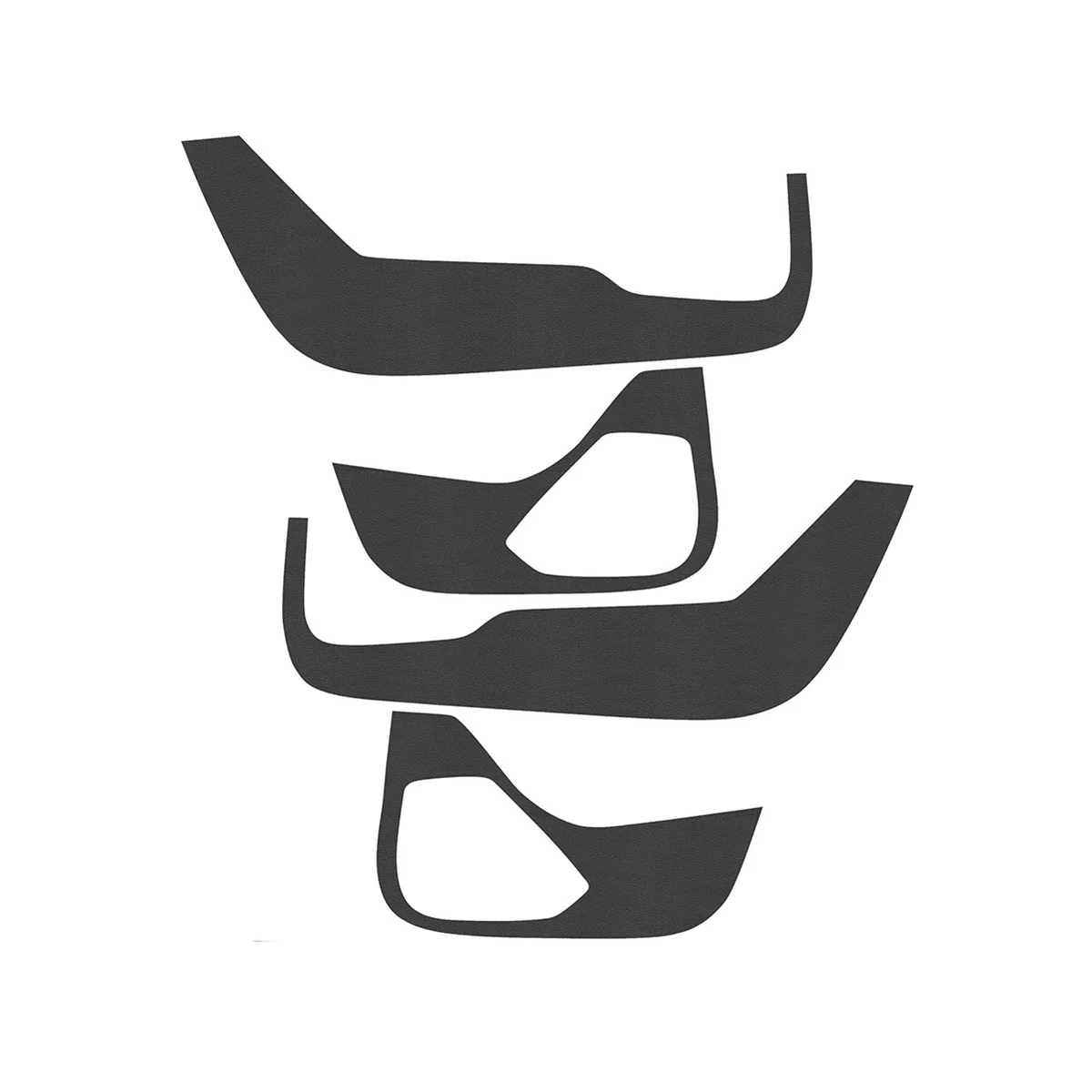 Car Lychee Skin Leather Door Protector Pad Door Plank Anti-Kick Pad Anti-Dirty Pad Mat Cover Per Mazda Cx-5 Cx5 2022 +