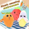 Peluche Interactive Musicale pour Enfant – Jouet Éducatif à Induction Rythmique Fruits – Banane, Carotte, Fraise 3