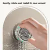 Corrugated Suction Cup Storage Holder Light Luxury Style Glacier Pattern Suction Cup Shelf No-Drill Bathroom Suction Storage Box 4