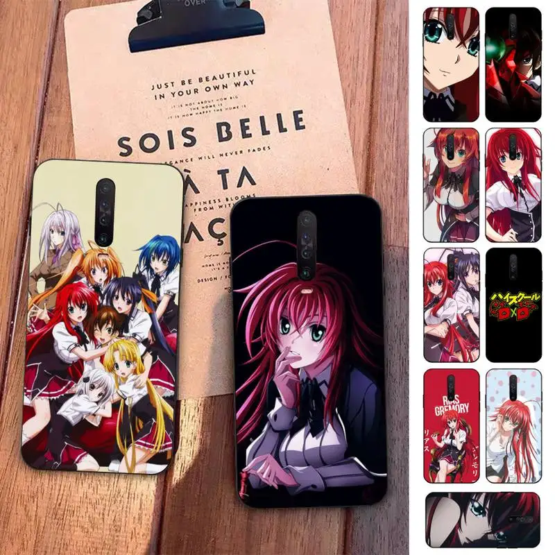 LVTLV Akeno Rias Gremory High School Dxd чехол для телефона Redmi 5 6 7 8 9 A 5plus K20 4X S2 GO K30 pro | Мобильные