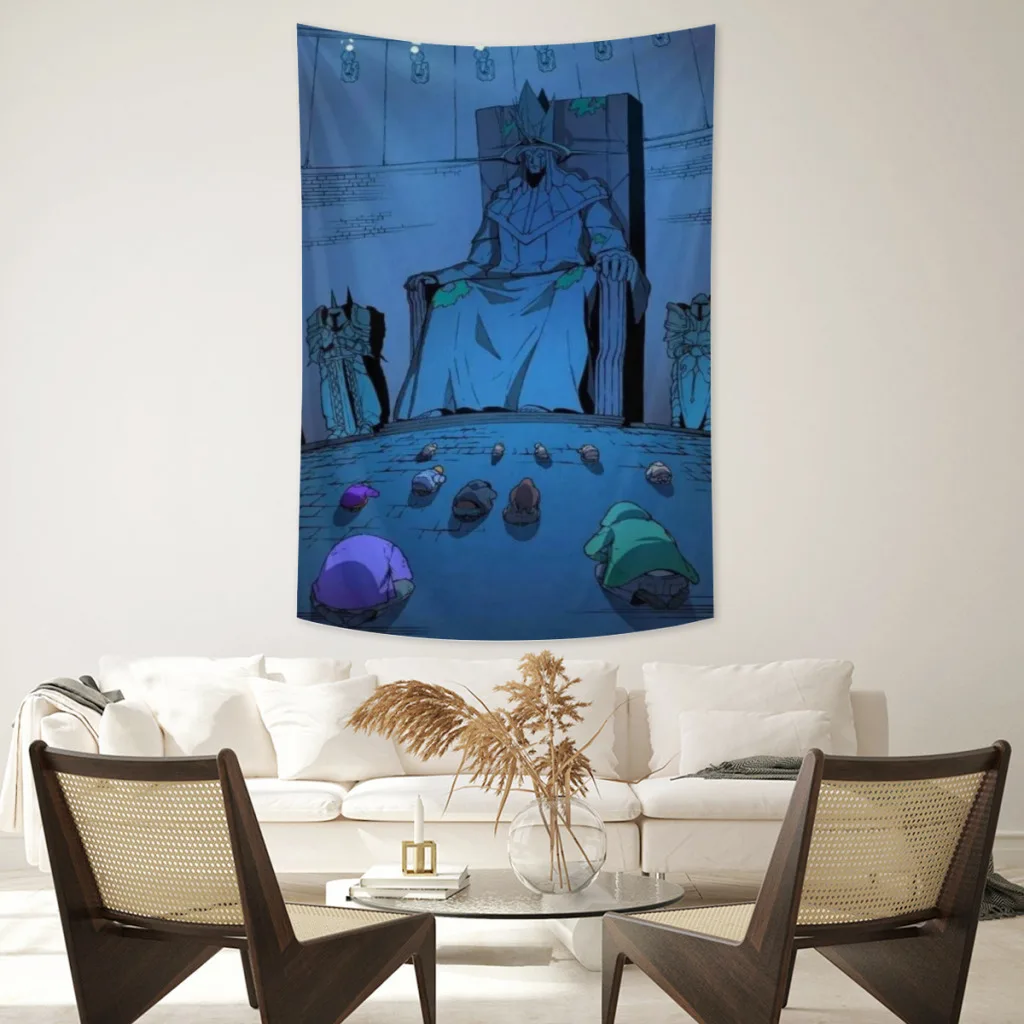 

Korean anime Fabric Tapestry for Wall Bedroom Room Decorating Items