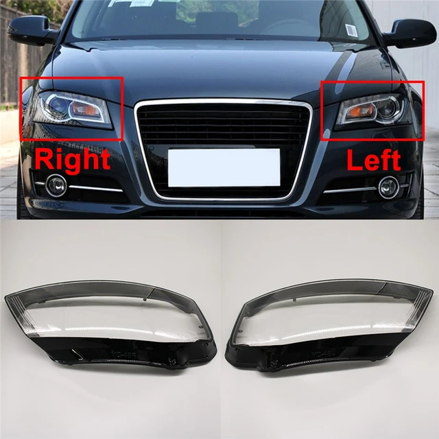 Links rechts Auto Front scheinwerfer Scheinwerfer Linse Glas Lampen schirm  Abdeckung für Audi A3 8p S-Line S3 RS3 Facelift 2013-2015 Ersatz -  AliExpress