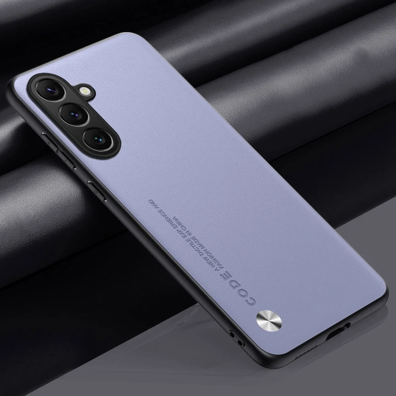 Luxury PU Leather Shockproof Phone Case - Full Protection Back Cover