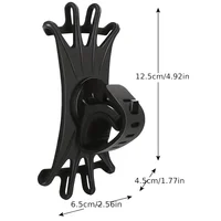 360 Rotating Silicone Bike Phone Holder, Shockproof Universal Mount for Bicycle Motorcycle Handlebar. 13 * 6 * 5 - Image 6