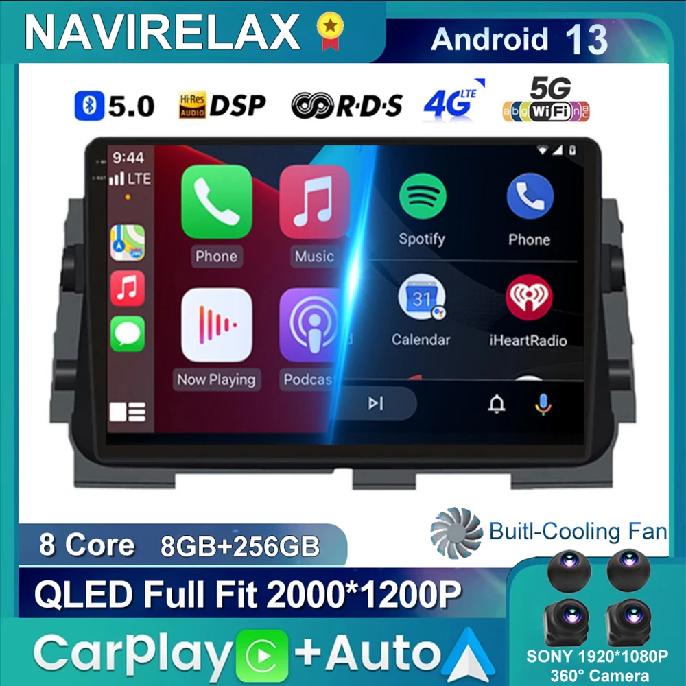 

Android 13 For NISSAN MICRA KICKS 2017 2018 2019 Multimedia Player Auto Navi Autoradio Touchscreen 360 Camera No 2Din 2 Din DVD