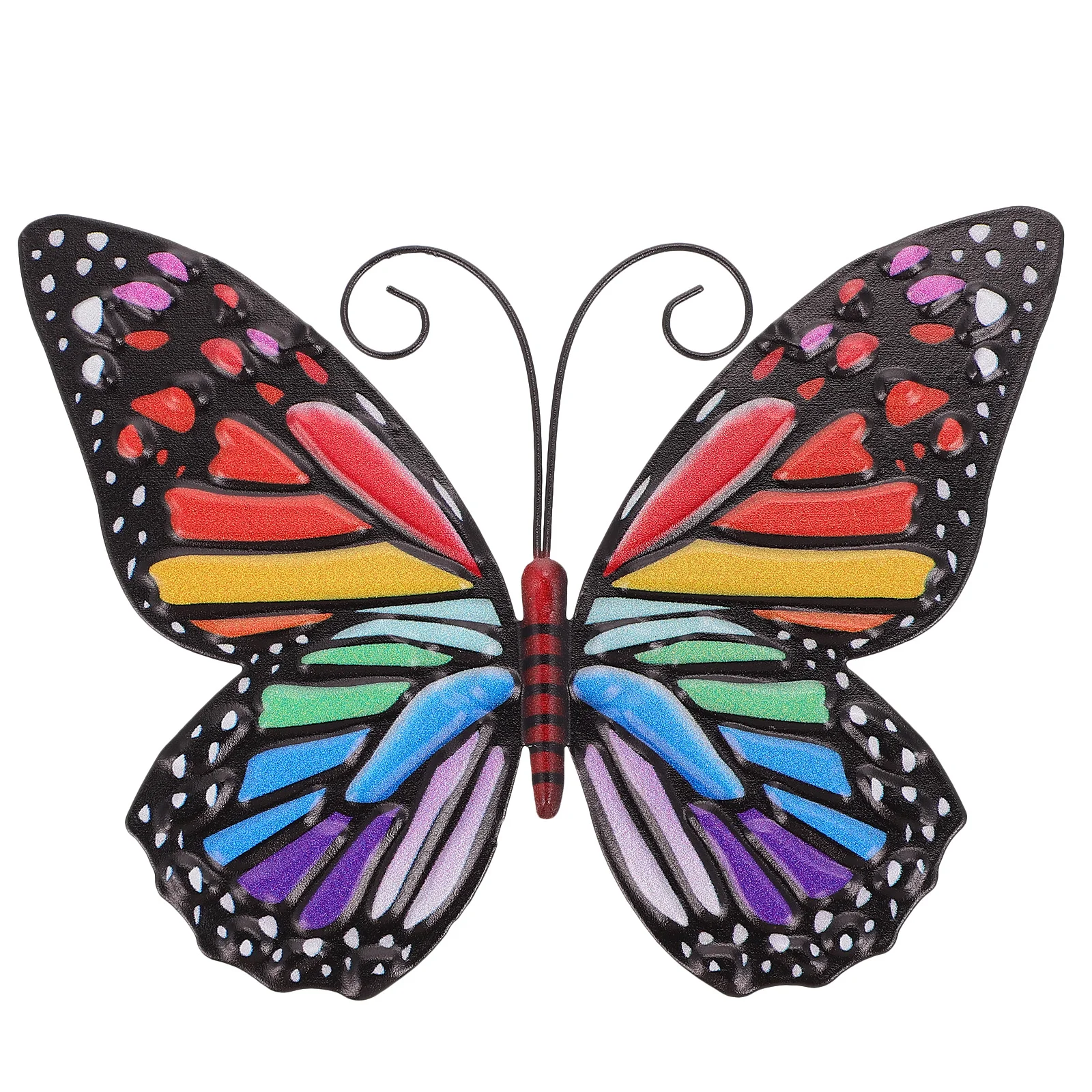 

Butterfly Wall Decor Butterflies Iron Decoration Sculpture Outdoor Metal Ornament Garden Home