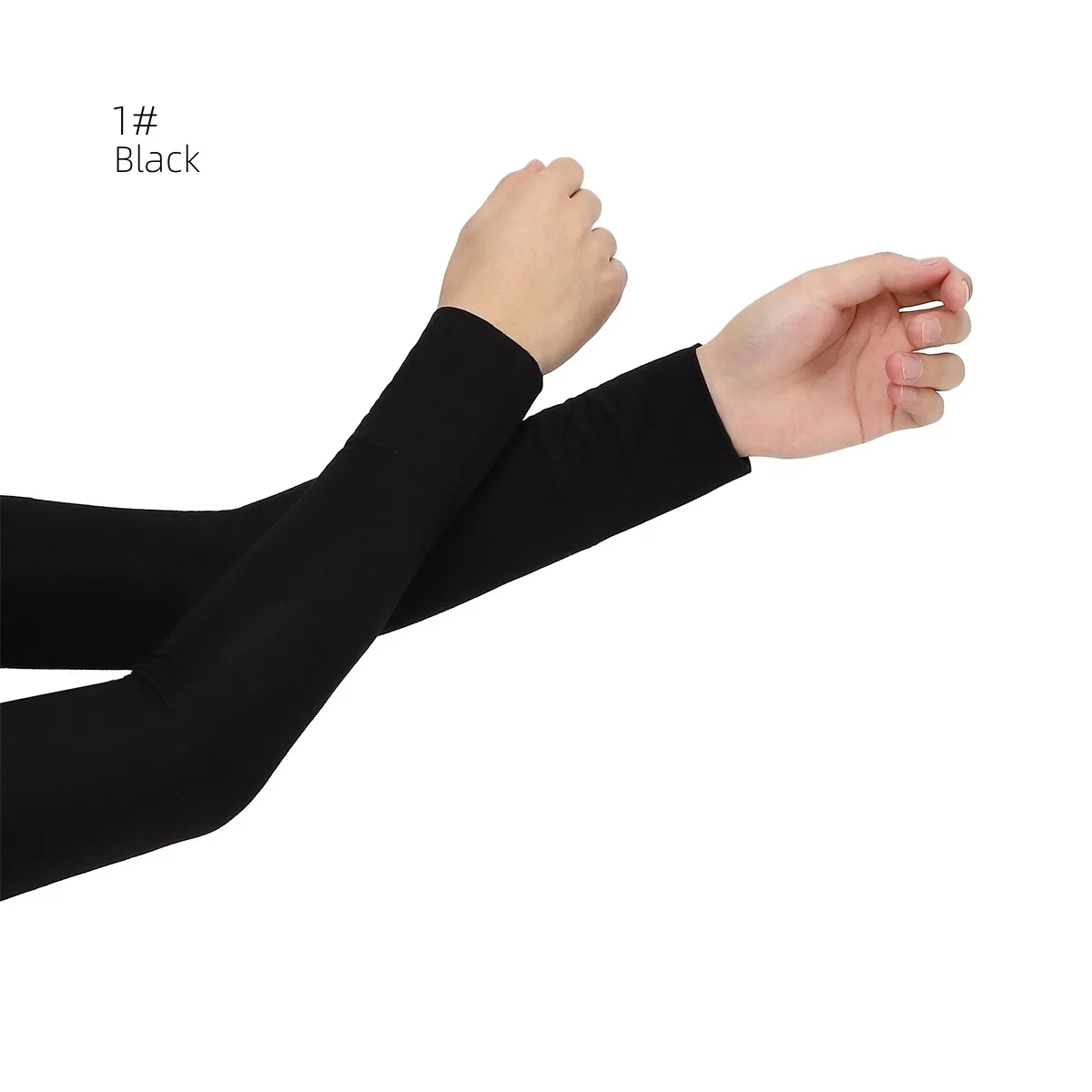 Summer Modal Ice Arm Sleeves Anti-sunburn Anti-UV Cycling Fingerless for Men Women ice arm sleeves,arm sleeves