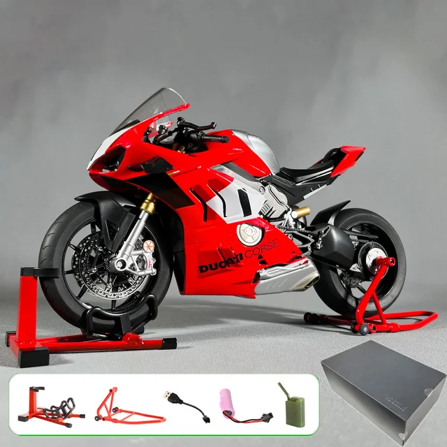 Spray 1:6 Ducati V4S 1/9 H2R Racing motorcycle Alloy Diecast Model