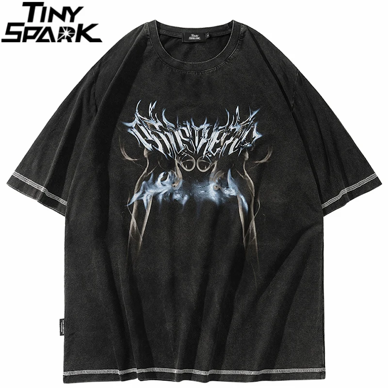 【SATIIIZ】Rahi Washing Printed Short Sleeve T-Shirt XSIDE ACTIVE Crew Neck Printed Short Sleeve Crop Women's T
