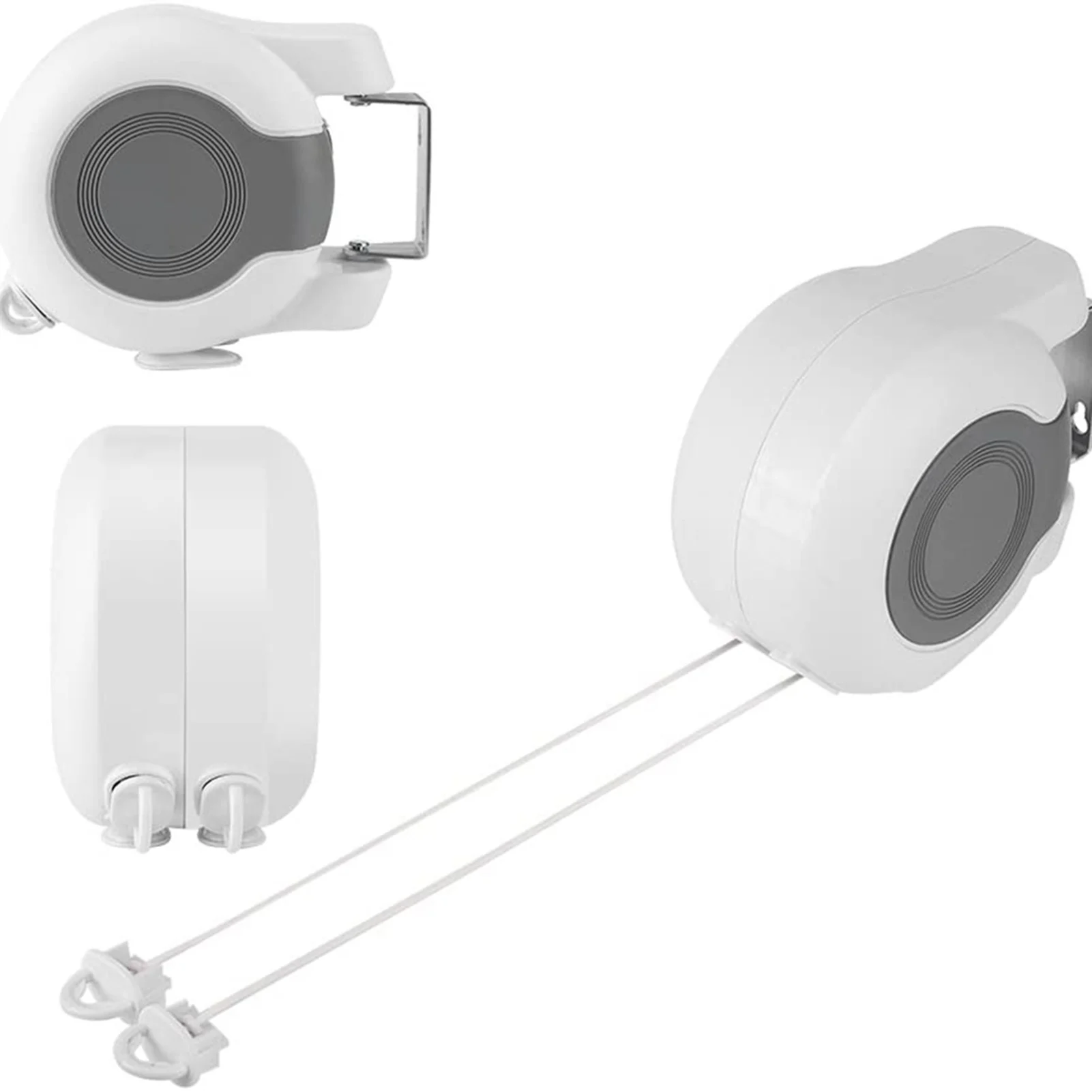 13m Wall Mounted Retractable Double Clothes Drying Line Indoor Outdoor Washing Landry Tool 5