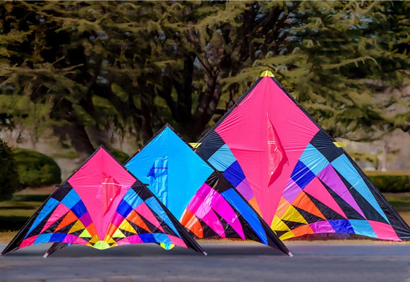 Rainbow delta kites flying toys for adults kites reel butterfly flying toy kitesurf equipment professional kite
