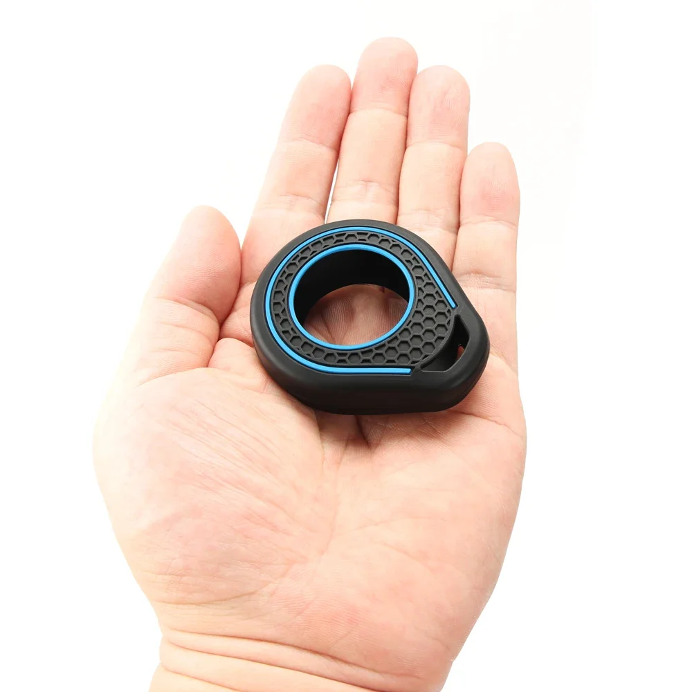 KUNIO Custodia Portachiavi In TPU Per Harley Davidson: Protezione 360° Con Bordo Dorato, Per X48, 883, Street Glide, Sportster, Dyna (Nero)