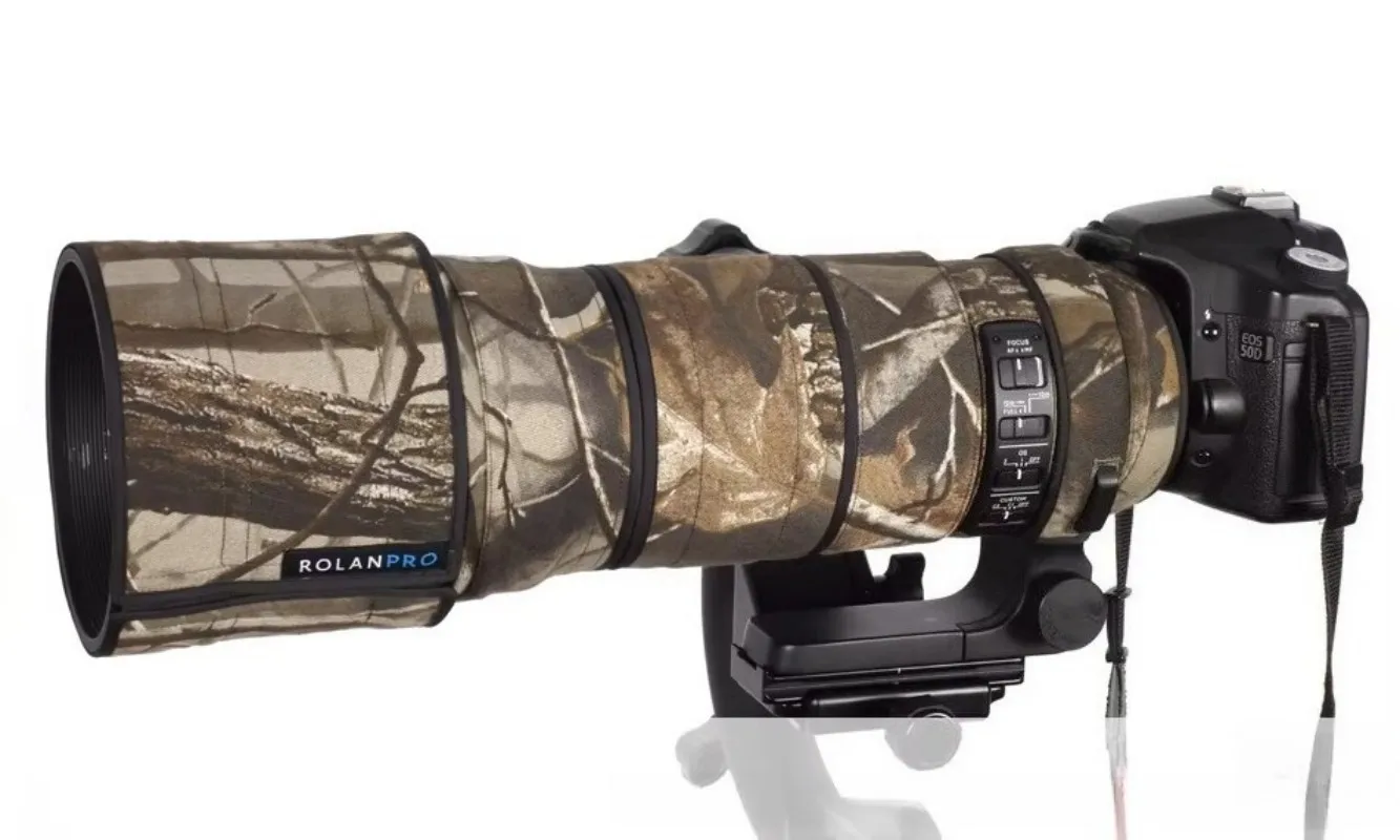 ROLANPRO 위장 렌즈 코트 시그마 120-300mm F/2.8 OS 스포츠 렌즈 커버 레인 커버 렌즈 보호 슬리브 시그마 120 300mm