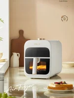 Bear 220V Air Fryer Household 6L Electric Oven 1500W Air Electric Fryer French Fries Machine Oil-free Electric Fryer 1
