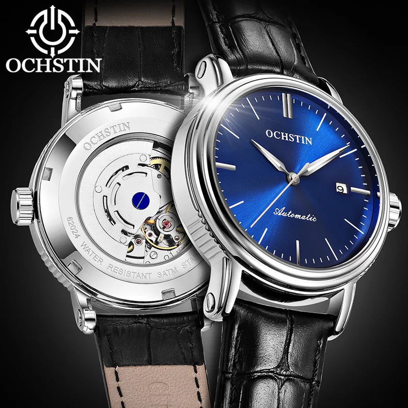 Ochstin Augusten New 2024 Leisure Trend Architect Series Waterproof Fully Automatic Mechanical Movement Men's Mechanical Watch