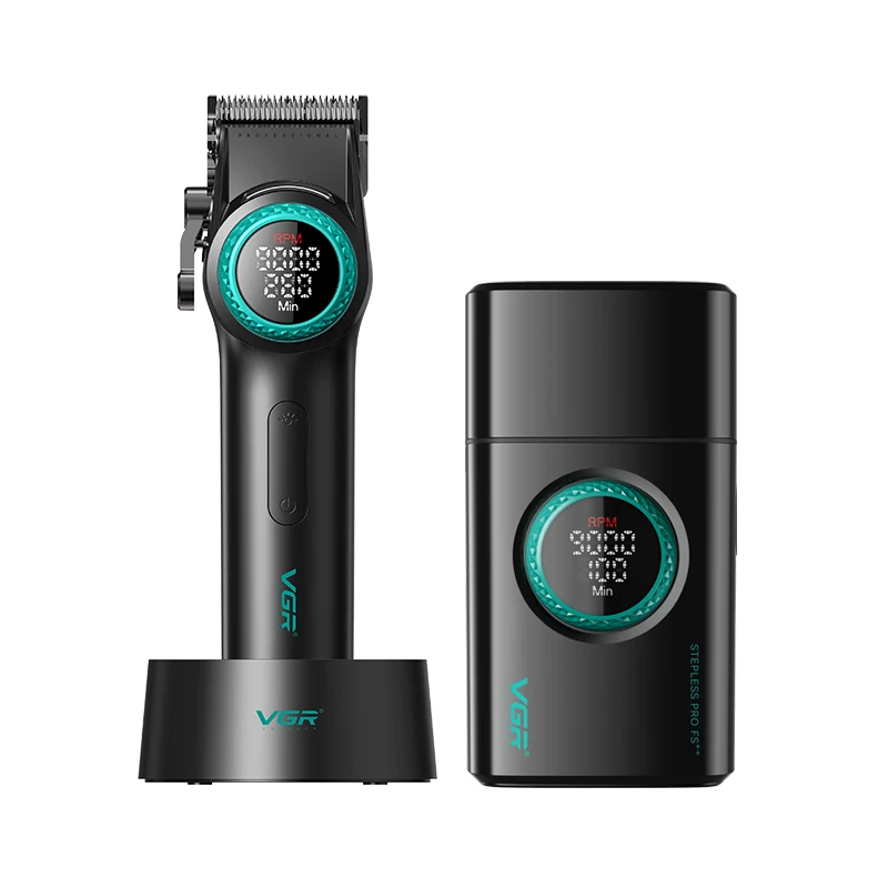 VGR المقص قص الشعر مجموعة عالية الجودة آلة قطع الش...