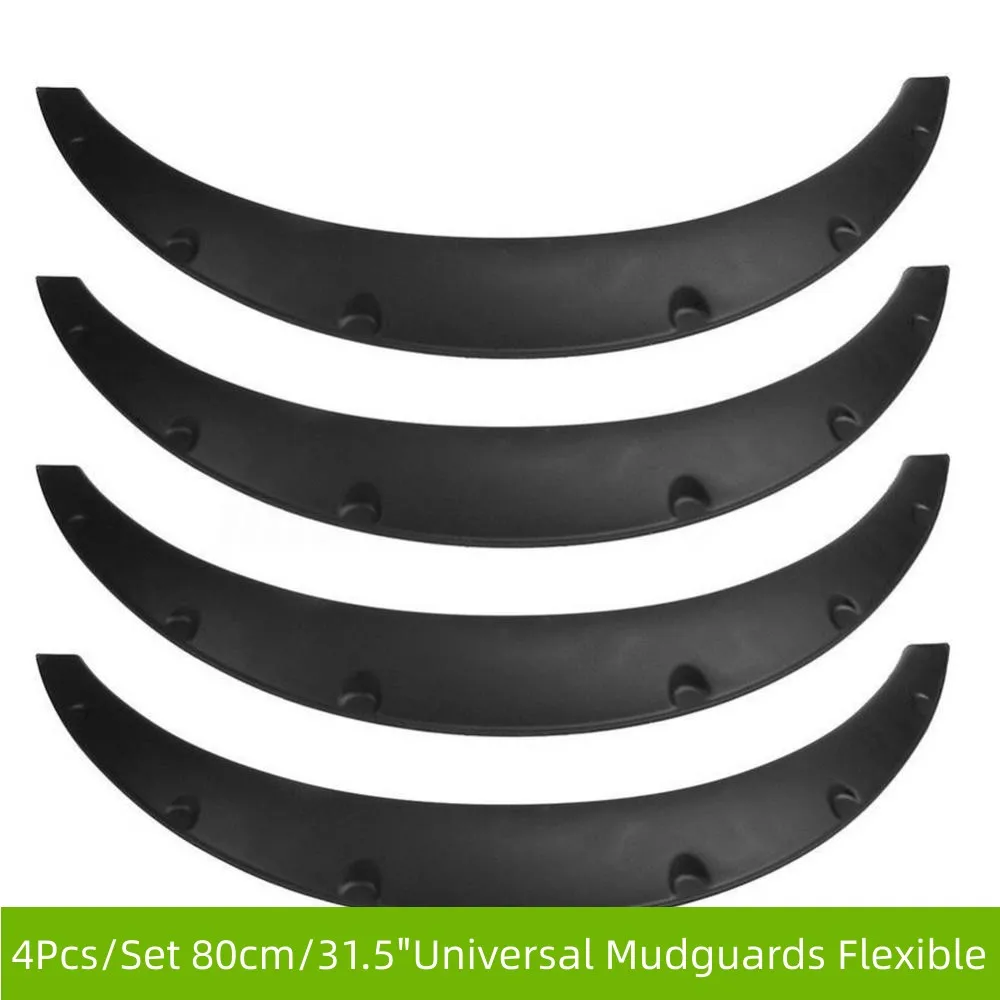 

4Pcs/Set Universal Mudguards Flexible Car Fender Flare Wheel Arch Protector Car Mud Flaps Mud Flap Mudflaps Splash Guards