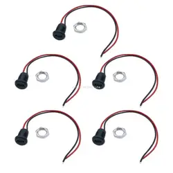 5-Pack Type C Female USB Charging Connectors (Black without termin)