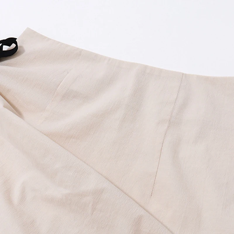 y2k Skirts Women Aesthetic Clothes Solid Color High Waist Split Midi Skirts with Bow Decor 2000s Skirts Streetwear
