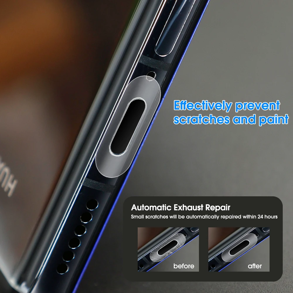 10/20PCS Charging Port Protective Film Sticker For iPhone 13 12 Pro ios Samsung Xiaomi Universal Micro-USB Type-C Protector Film 4